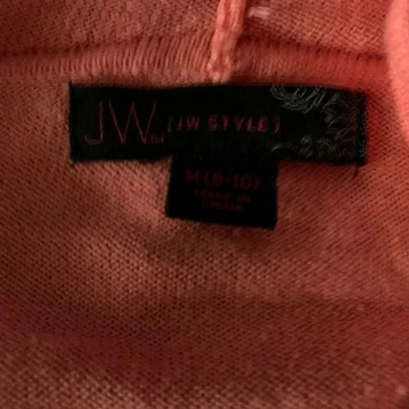 Sweater Women’s Long Sleeves Size Medium with Zipper - Picture 3 of 4